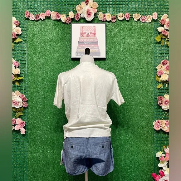 🌷Brand New knitted Bear Top Can Fit Sm up to L Soft Stretchy - Picture 6 of 6